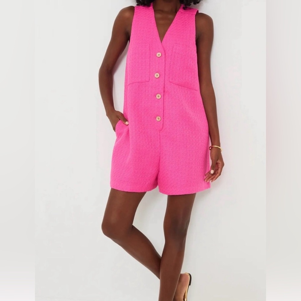 Tuckernuck Pink Sleeveless Romper